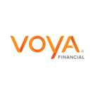 A logo of voya financial