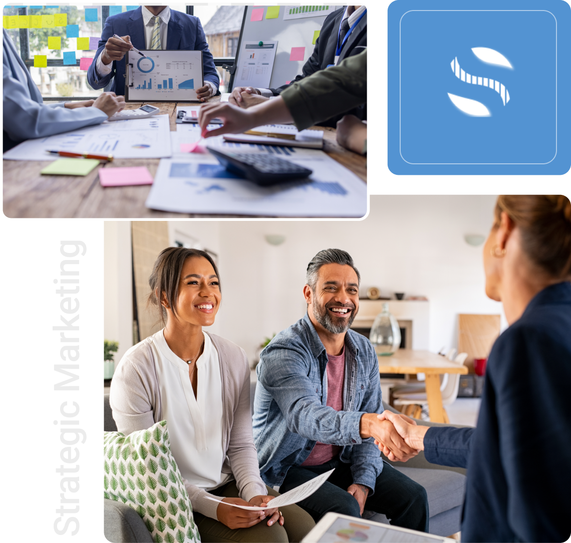 Business meeting with charts and graphs